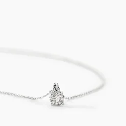 Collier Artemis Or Blanc Diamant
