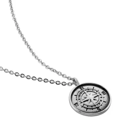 Collier Aryan Acier Blanc