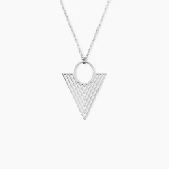 Collier Assala Argent Blanc