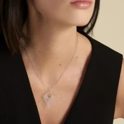 Collier Assala Argent Blanc