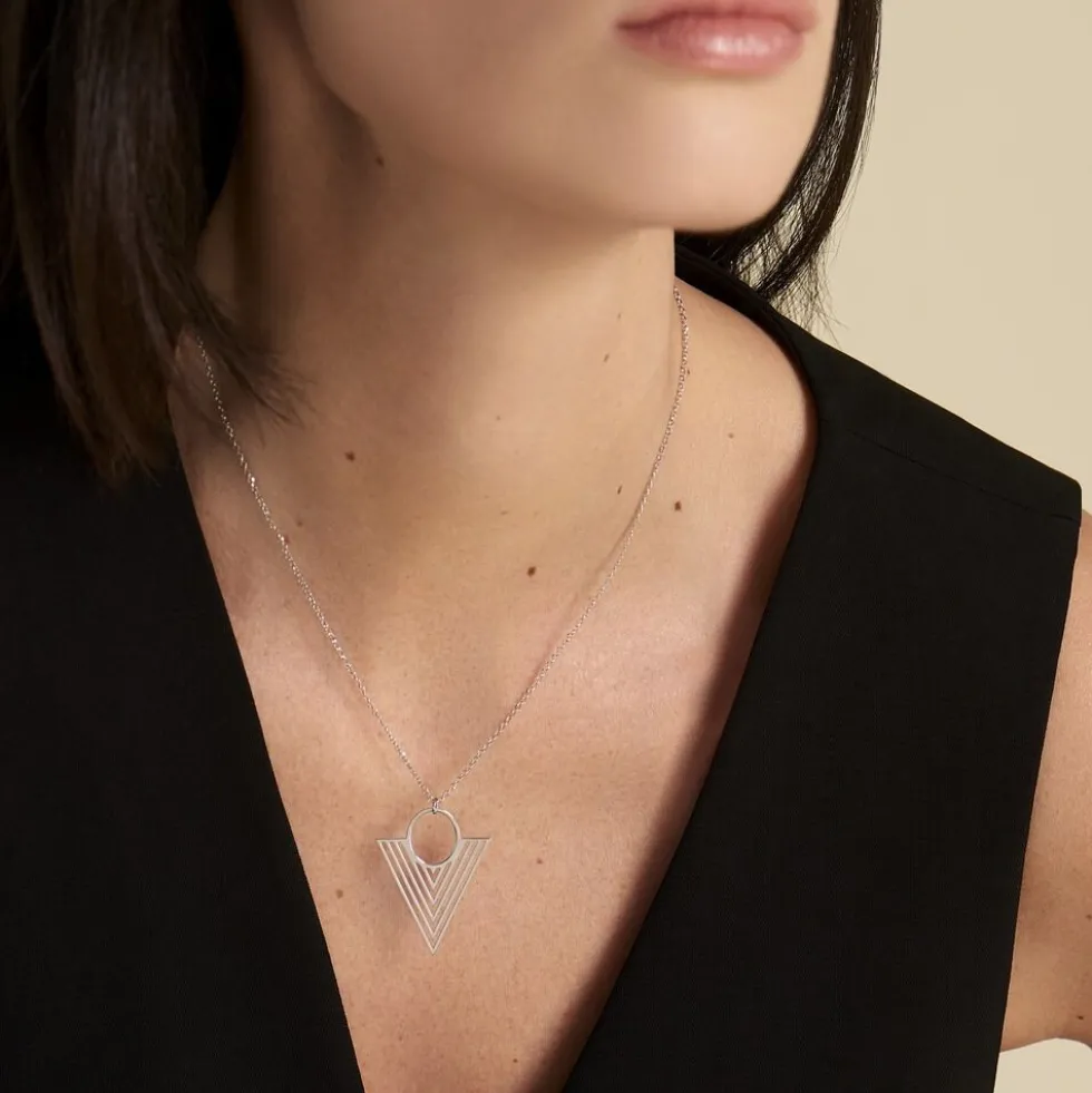 Collier Assala Argent Blanc