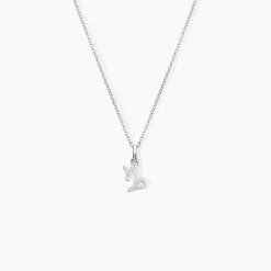 Collier Astra Argent Blanc Oxyde De Zirconium