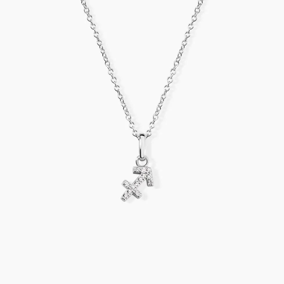 Collier Astra Argent Blanc Oxyde De Zirconium