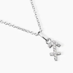 Collier Astra Argent Blanc Oxyde De Zirconium