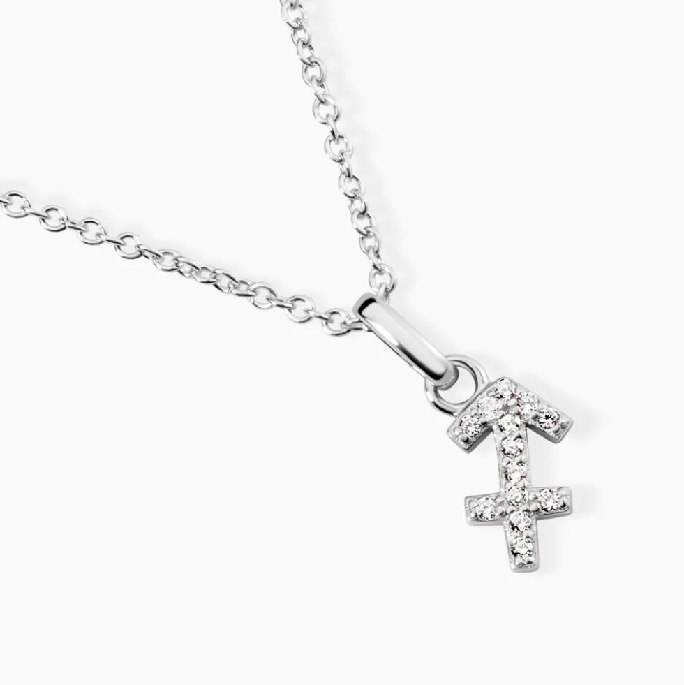Collier Astra Argent Blanc Oxyde De Zirconium
