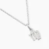 Collier Astra Argent Blanc Oxyde De Zirconium