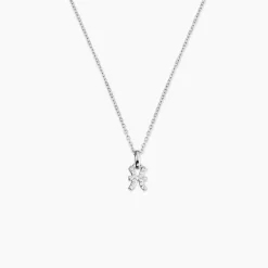 Collier Astra Argent Blanc Oxyde De Zirconium