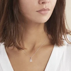 Collier Astra Argent Blanc Oxyde De Zirconium