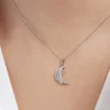 Collier Augustus Argent Blanc Oxyde De Zirconium