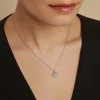 Collier Auretta Argent Blanc Oxyde De Zirconium