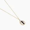 Collier Aurora Or Jaune Saphir Et Diamant