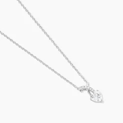 Collier Avalon Argent Blanc Oxyde De Zirconium