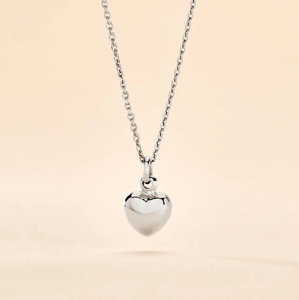 Collier Barbara Argent Blanc