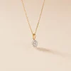Collier Barbra Or Jaune Diamant