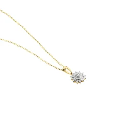 Collier Barbra Or Jaune Diamant