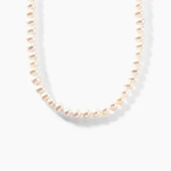 Collier Baroque Or Jaune Perle De Culture