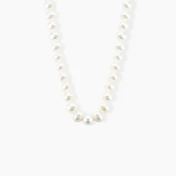 Collier Baroque Or Jaune Perle De Culture