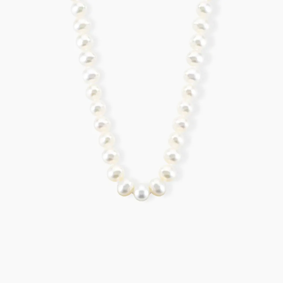 Collier Baroque Or Jaune Perle De Culture