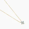 Collier Belovia Or Jaune Topaze