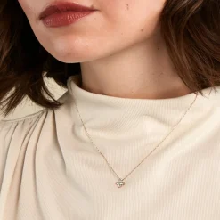 Collier Belovia Or Jaune Topaze