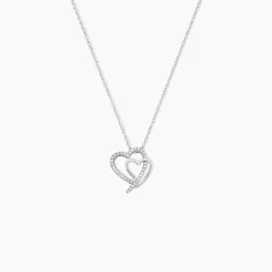 Collier Beryl Argent Blanc Oxyde De Zirconium