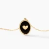 Collier Black Jack Or Jaune