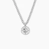 Collier Boss North Acier Blanc