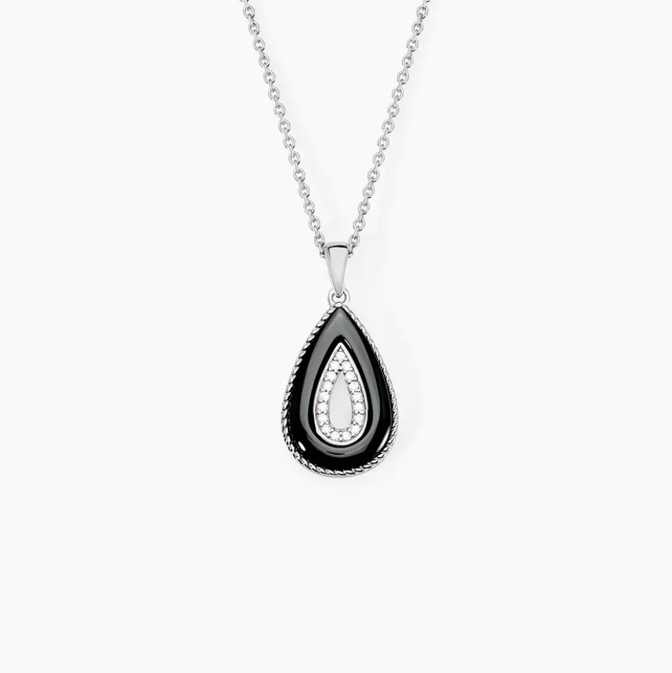 Collier Boyce Argent Blanc Céramique Oxyde De Zirconium