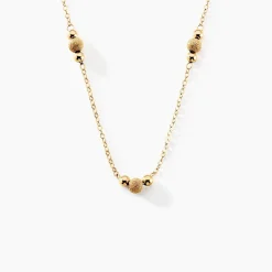 Collier Brooks Or Jaune