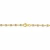 Collier Carlo Or Bicolore Maille Marine Ronde