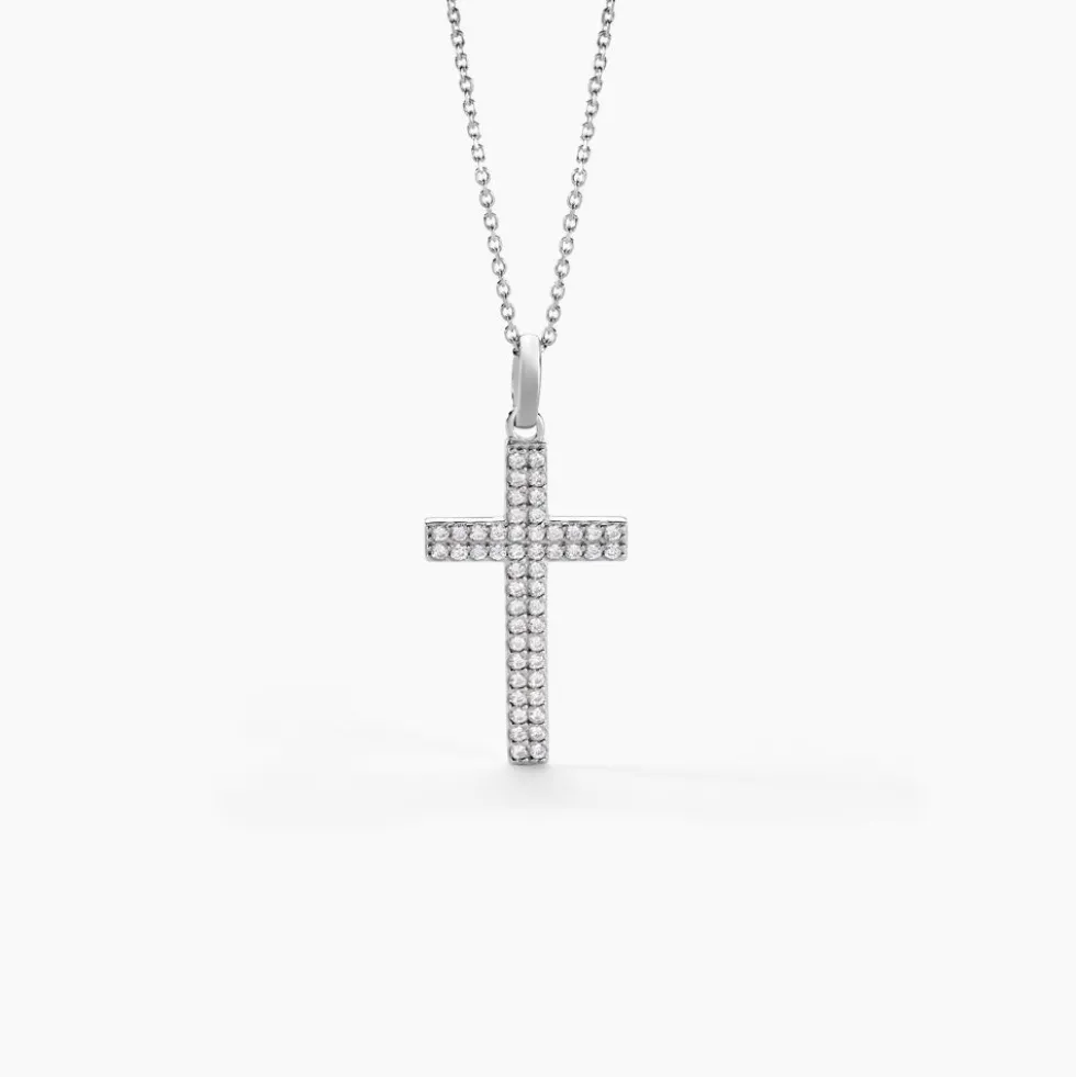 Collier Carola Argent Blanc Oxyde De Zirconium