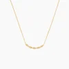 Collier Carolyne Or Jaune Oxyde De Zirconium