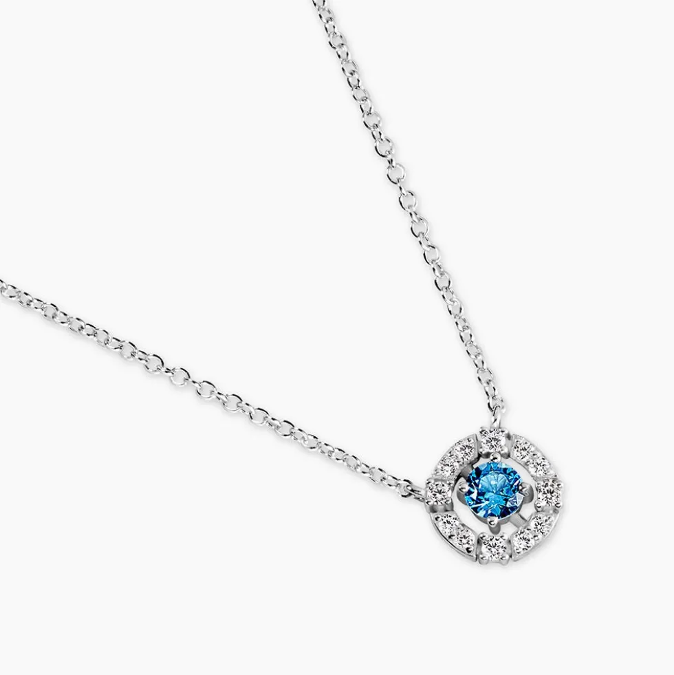 Collier Carren Argent Blanc Oxyde De Zirconium