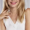 Collier Carren Argent Blanc Oxyde De Zirconium