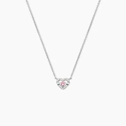 Collier Carren Argent Blanc Oxyde De Zirconium