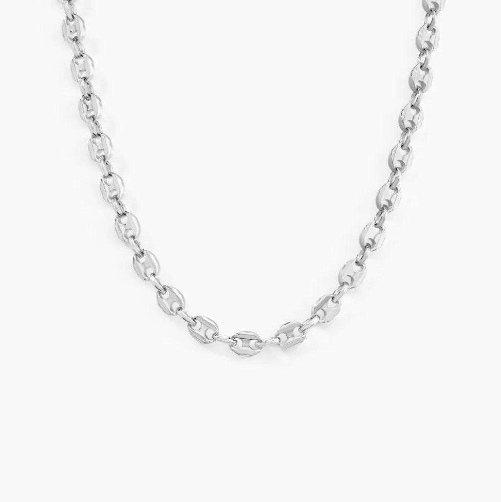 Collier Carrus Argent Blanc