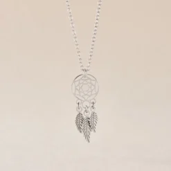 Collier Catchy Argent Blanc