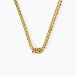 Collier Charleen Acier Jaune