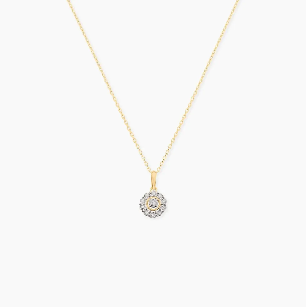 Collier Charletta Or Jaune Diamant