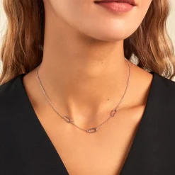 Collier Cherazade Argent Blanc