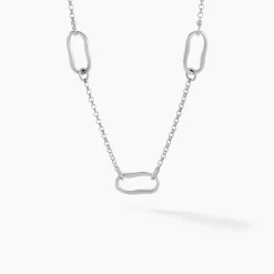 Collier Cherazade Argent Blanc