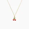 Collier Cherry Cerise Or Jaune