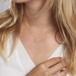 Collier Chlothilde Or Jaune Diamant