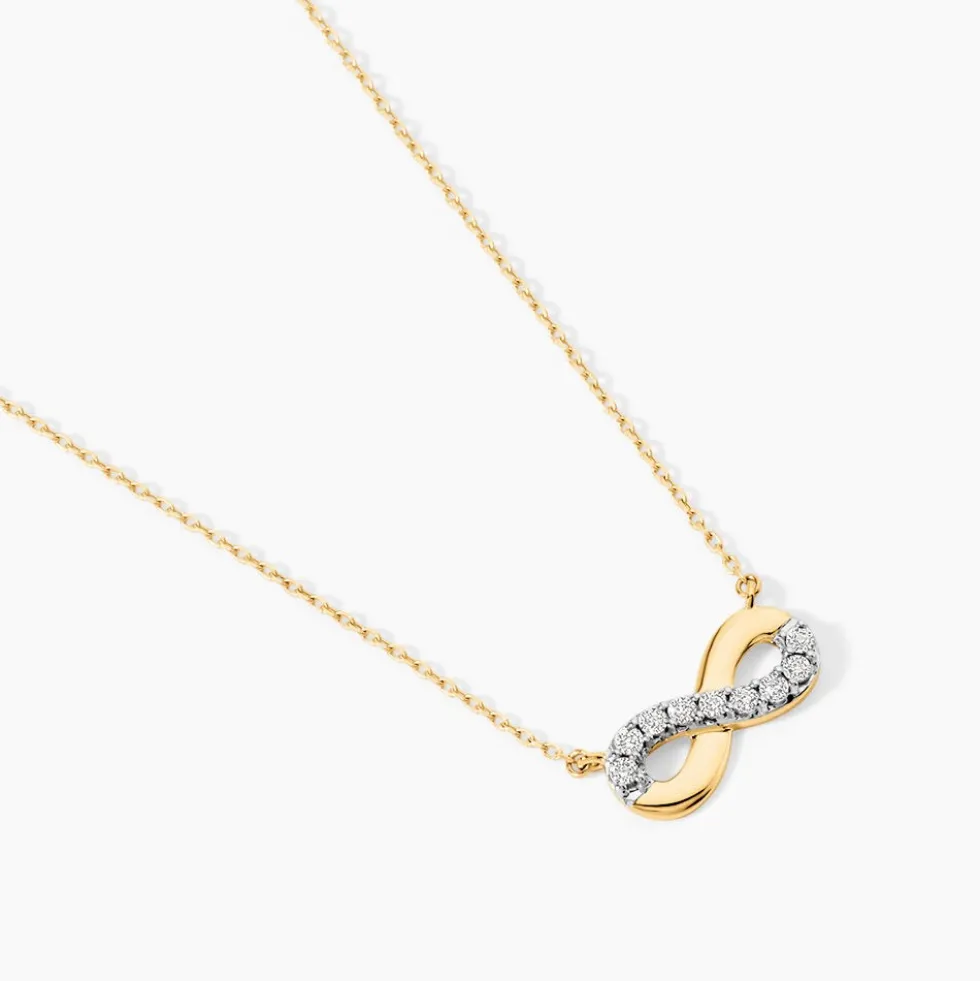 Collier Chlothilde Or Jaune Diamant