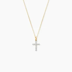 Collier Chriselda Or Jaune Diamant