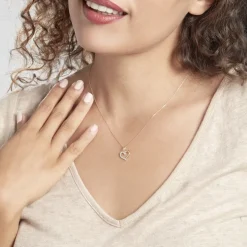 Collier Christine Or Jaune Diamant