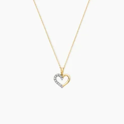 Collier Christine Or Jaune Diamant