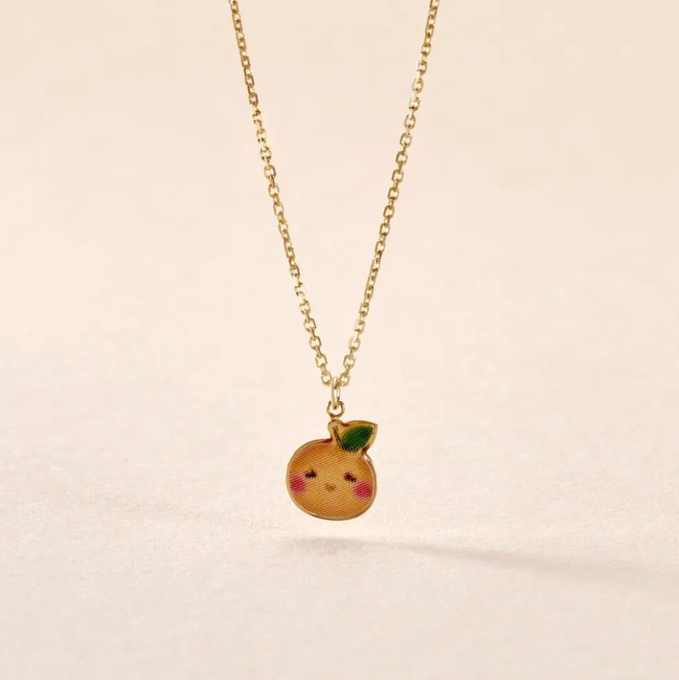 Collier Clemens Or Jaune