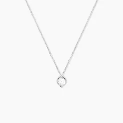 Collier Cleopatra Argent Blanc Oxyde De Zirconium