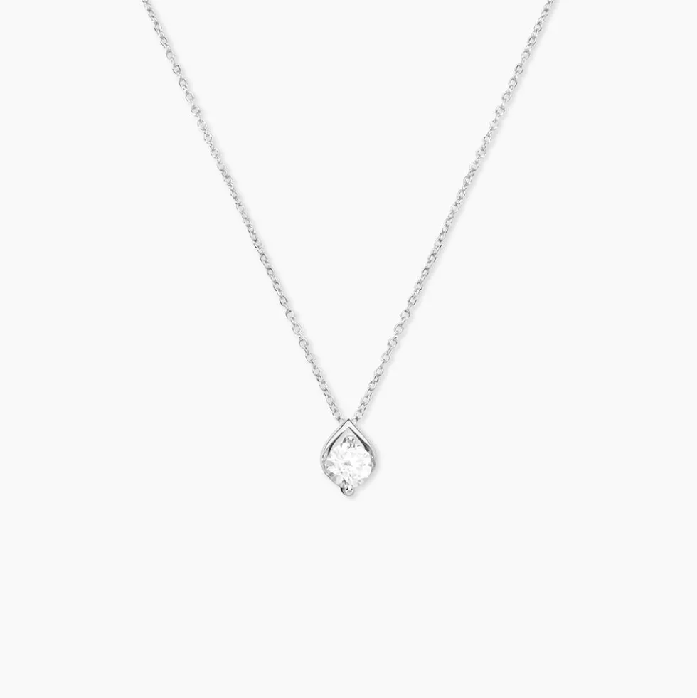 Collier Cleopatra Argent Blanc Oxyde De Zirconium